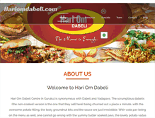 Tablet Screenshot of hariomdabeli.com
